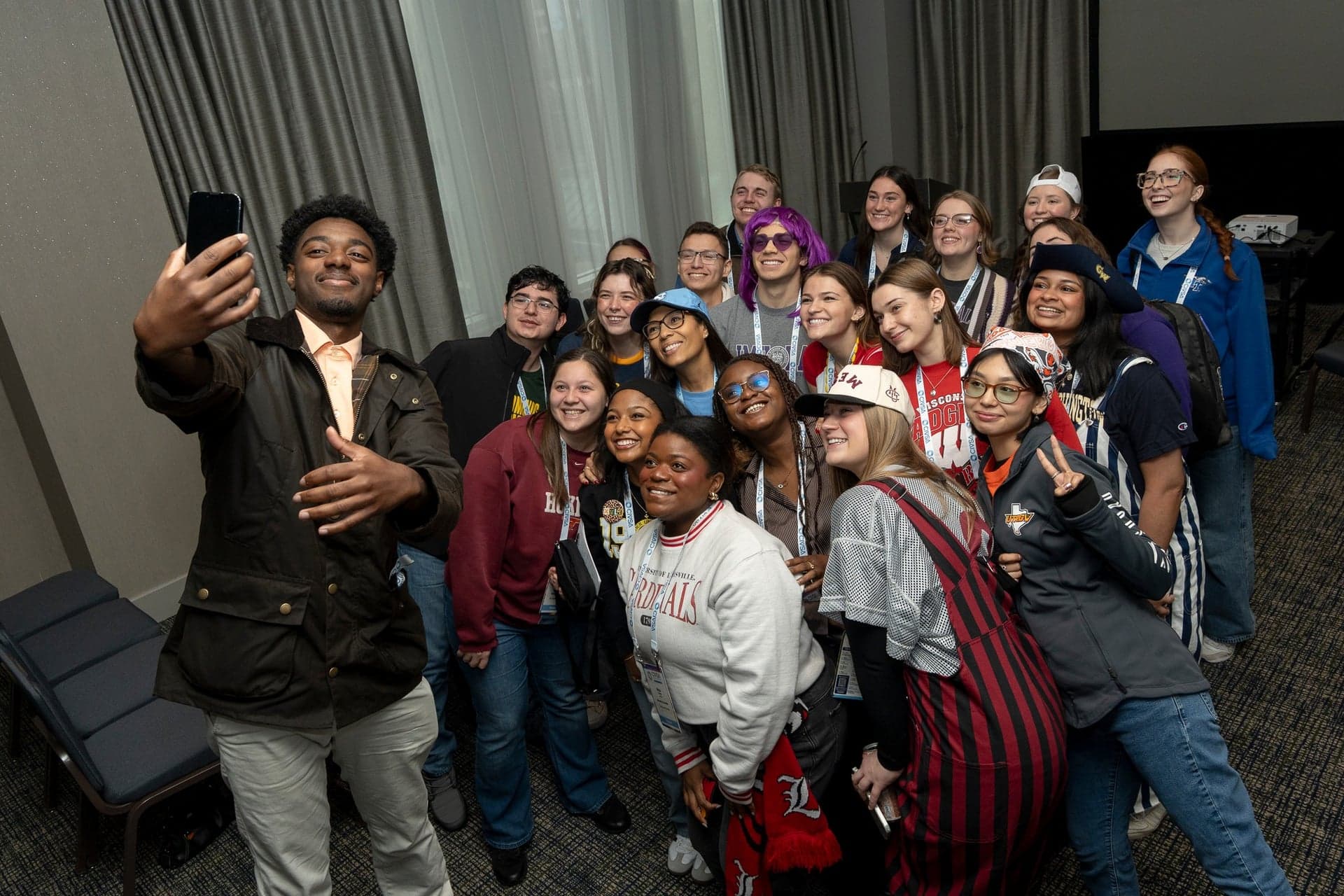 Attendees at the CIVSA Student Development Conference, Hyatt Regency Portland